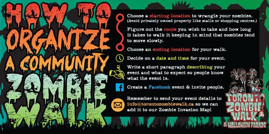 TOZombieWalk's tweet photo. Start your own walk or join one of the community walks this year. Every flavour to CHEWS from https://t.co/zGRGqK6PnM https://t.co/HrHsRFuRQK