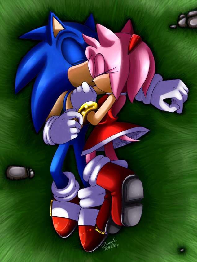 Trueloveheart94 on X: Amy: Zzzz. *snuggles with Sonic* 😴❤ Sonic: Amy. You look so beautiful asleep like this. *snuggles with Amy* ❤ / X