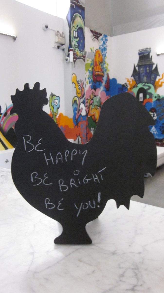 AdgeHotel's tweet photo. Be Happy... Be Bright... Be You! #ChookBoard https://t.co/UpmH735eJX