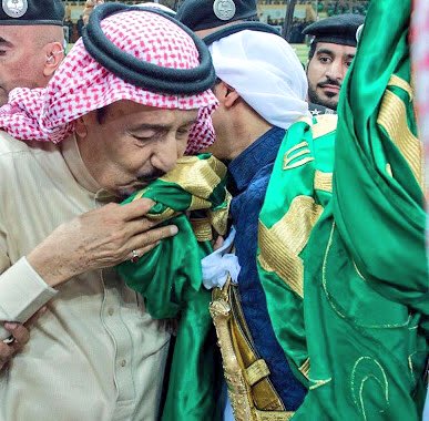 #اليوم_الوطني_السعودي٨٦
.
هذا ملكنا .. والله مامثله ملك