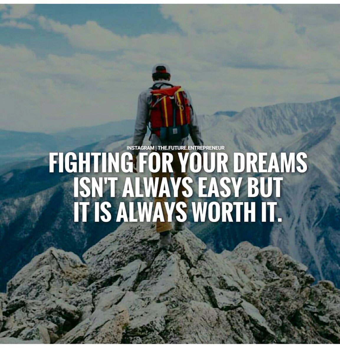 Fighting For Your Dreams Isn't Always Easy!

<a href="/10MillionMiler/">Wright Thurston</a> #entrepreneur #inspiration via #TheFutureEntrepreneur