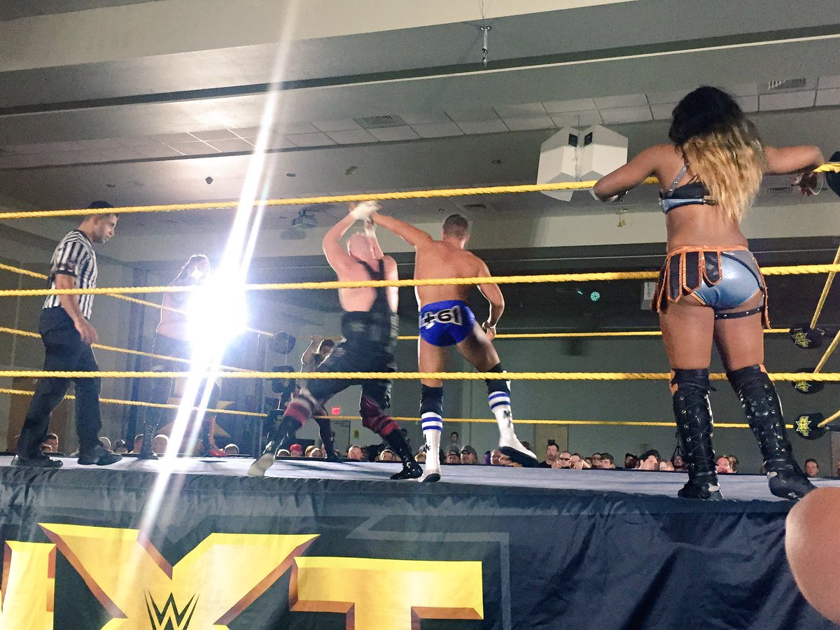 WrasslePOP's tweet photo. @EddieOrengoWWE in the main event where he belongs! #maineventplayer #wwenxt #NXTVenice https://t.co/4C6jfP7OWm