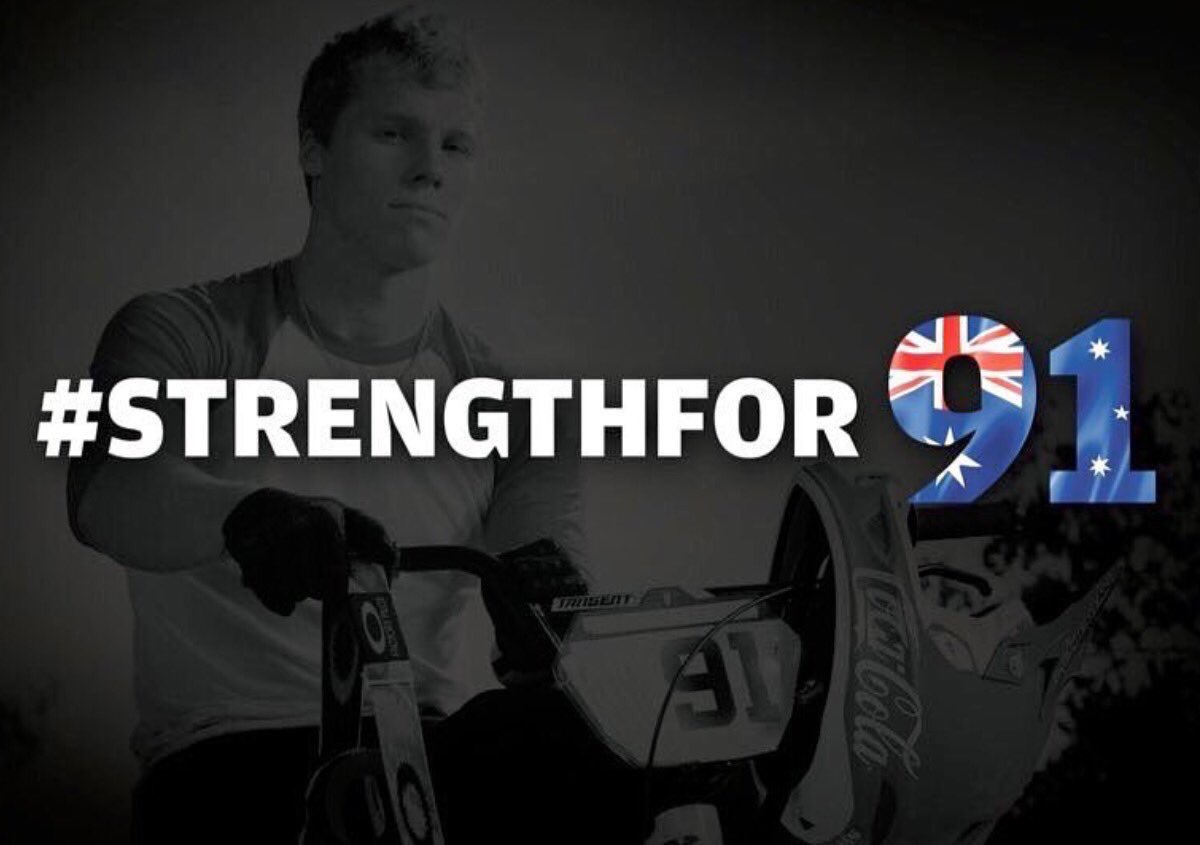 Wishing <a href="/SW91/">Sam Willoughby</a> a quick recovery. Thoughts are with him and his family #strengthfor91 #weflyasone