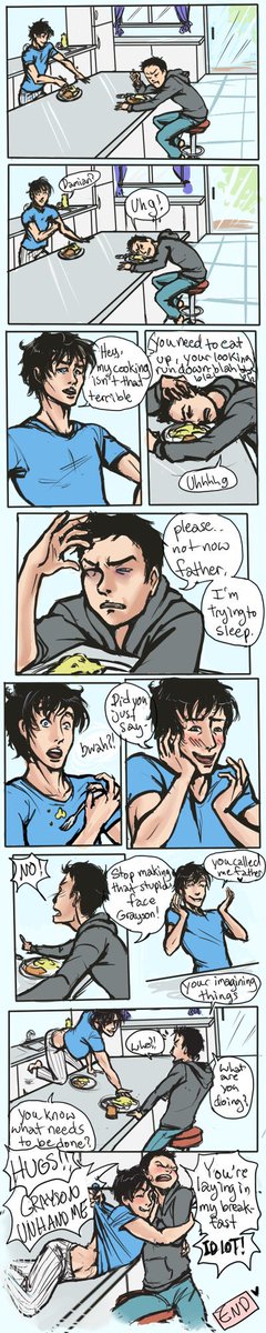 "The moment he called me father was the weirdest yet happiest memory of us two that I have! I like us as brothers better though...."