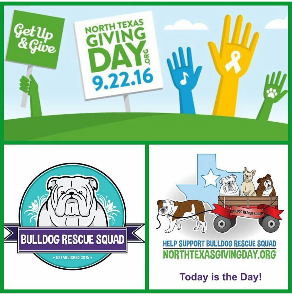 BulldogSquad's tweet photo. Less than 3 hours to go!! If you'd like to participate in North Texas Giving Day and make a donation please visit https://t.co/1Cfr6AtSGM https://t.co/eXg2mrLh0B