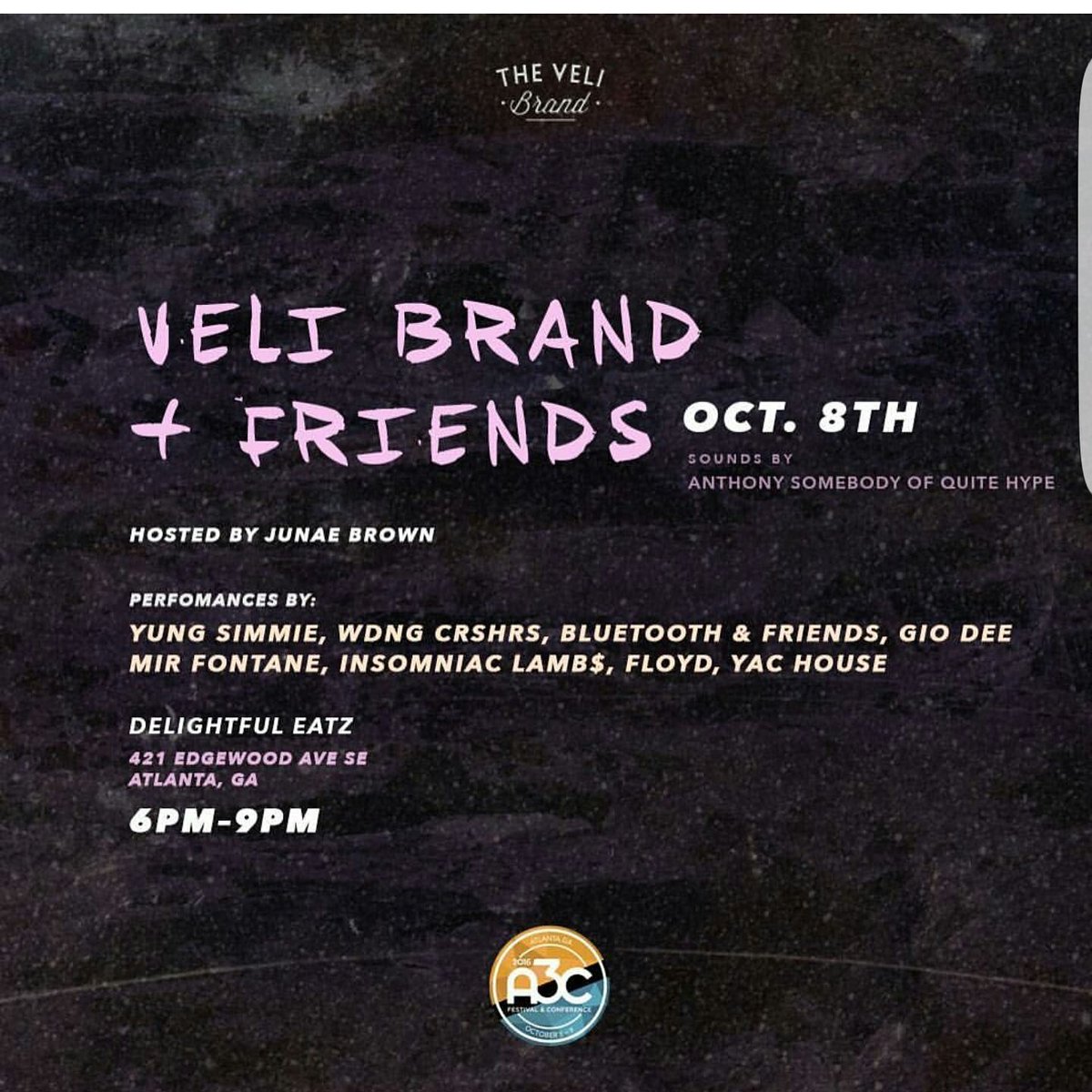 gedomuzik's tweet photo. Oct 8th @Yachouse Fam @iamwisevega @iknowbrasco @newzhuddle @djnolove954 @  Delightful Eatz @a3cfestival in #atlanta
#YACHOUSE 
#MADESEASON https://t.co/XCuwhnBJML