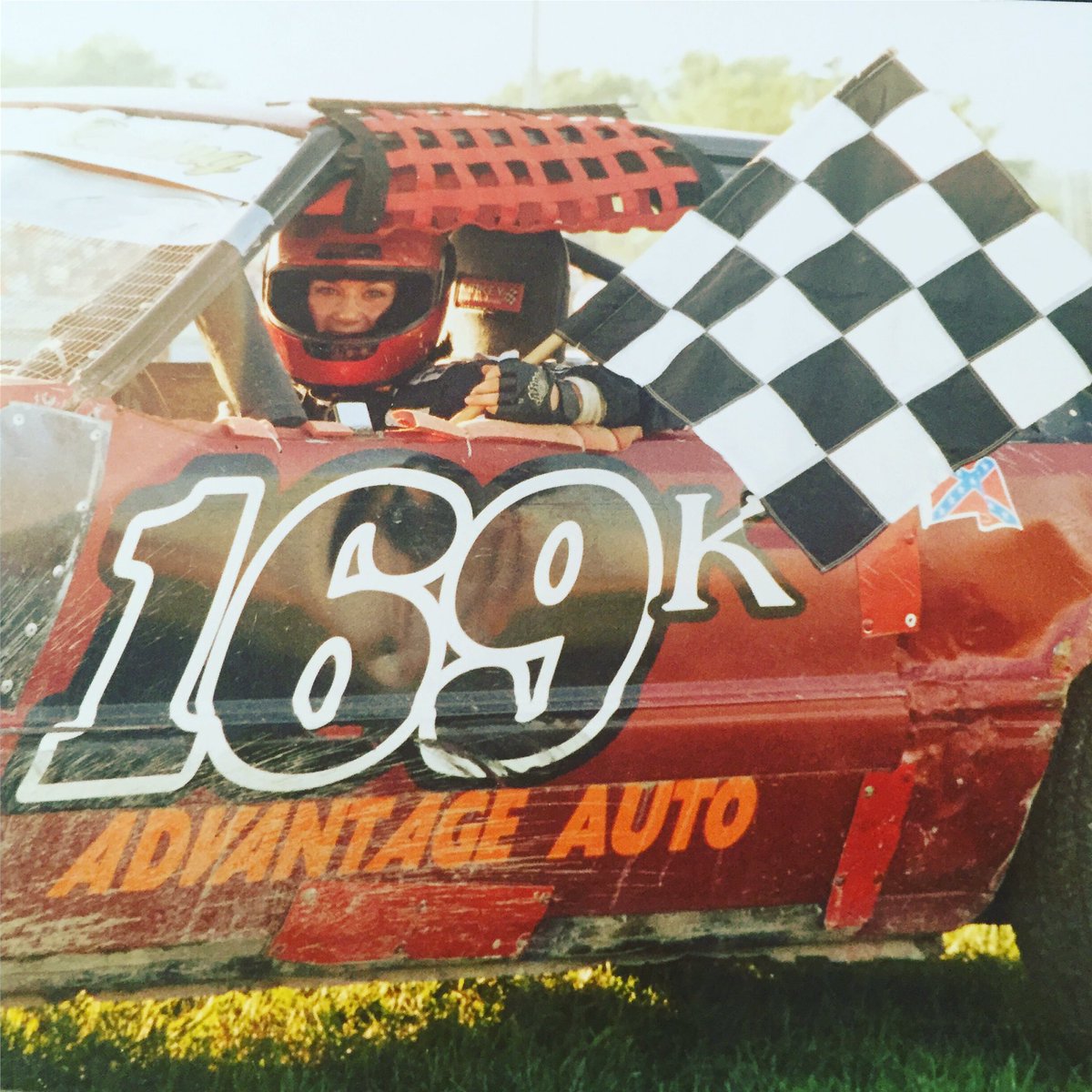 krista_marie's tweet photo. #tbt #ministockcar #racing #checkeredflag #genesseecounty #oldschool #goodolddays https://t.co/jAx7XLky7s