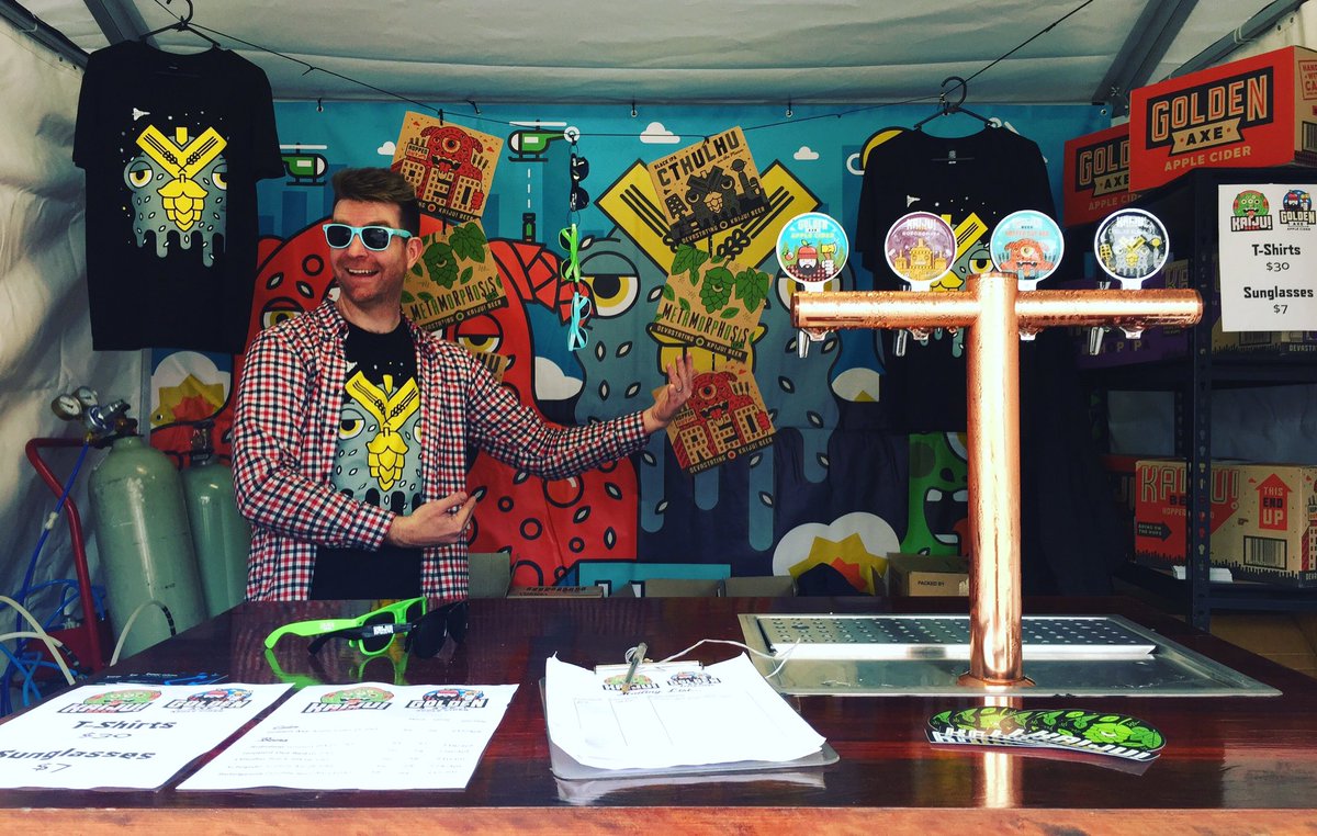 Melbourne, this is your first chance to get a pair of super slick #goldenaxesunnies Find us at #royalmelbourneshow