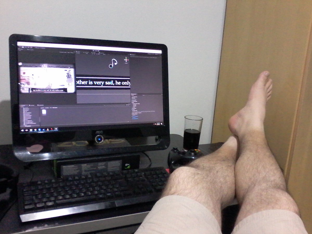 What is like working on Clown's Secret. The perks of being a #indiedev #gamedev hehehe