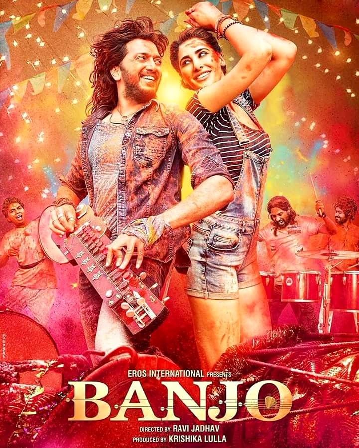 framelements's tweet photo. The film is musical action drama, in which Riteish will play the character of a Banjo player while Nargis will portray the role of a DJ. https://t.co/lJI7IlrJIT