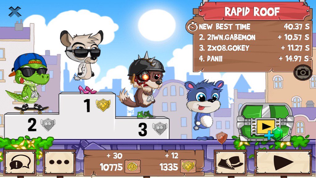 findherpatty's tweet image. Yay new best time  #funrun2 #Gabemon #Gokey #Danii