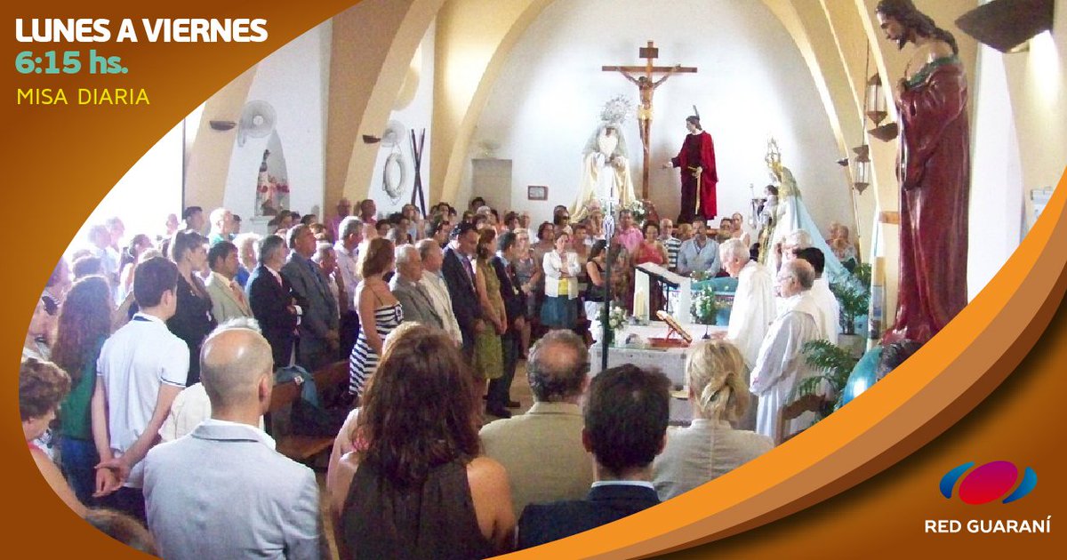 npyoficial's tweet photo. #YaComienza la celebración de la fe católica. #MisaPy https://t.co/JB6nl9lNMp
