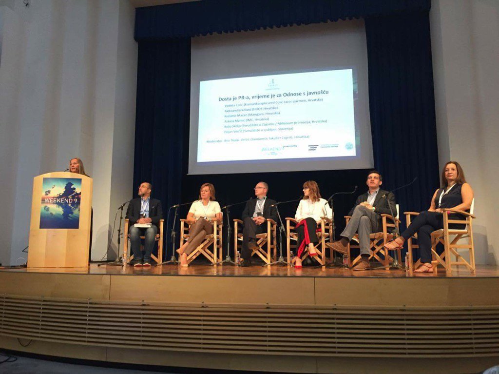 Alex_Kolaric's tweet image. Vrijeme je za odnose s javnoscu, panel #wmf2016