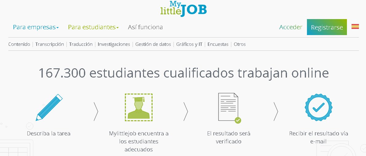 bibupo's tweet image. ¿Estudias y te gustaría ganar un dinero extra? Una opción @MylittlejobES trabajarporelmundo.org/trabajo-para-e… vía @Trabajarmundo #Universidades #Empleo