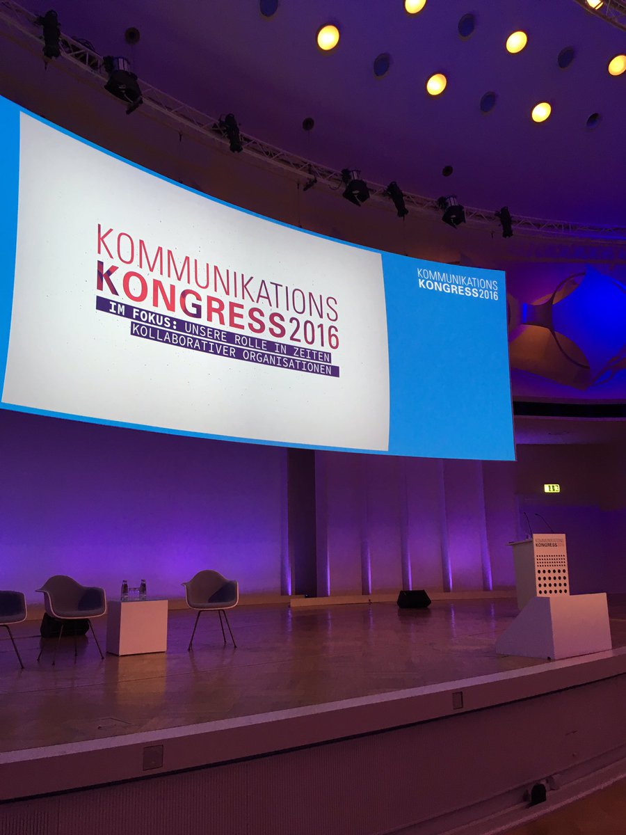 Freue mich auf Euch beim Panel #MachtderWenigen <a href="/kkongress/">Kommunikationskongress</a> <a href="/kk16/">kk16</a>. 12 Uhr.