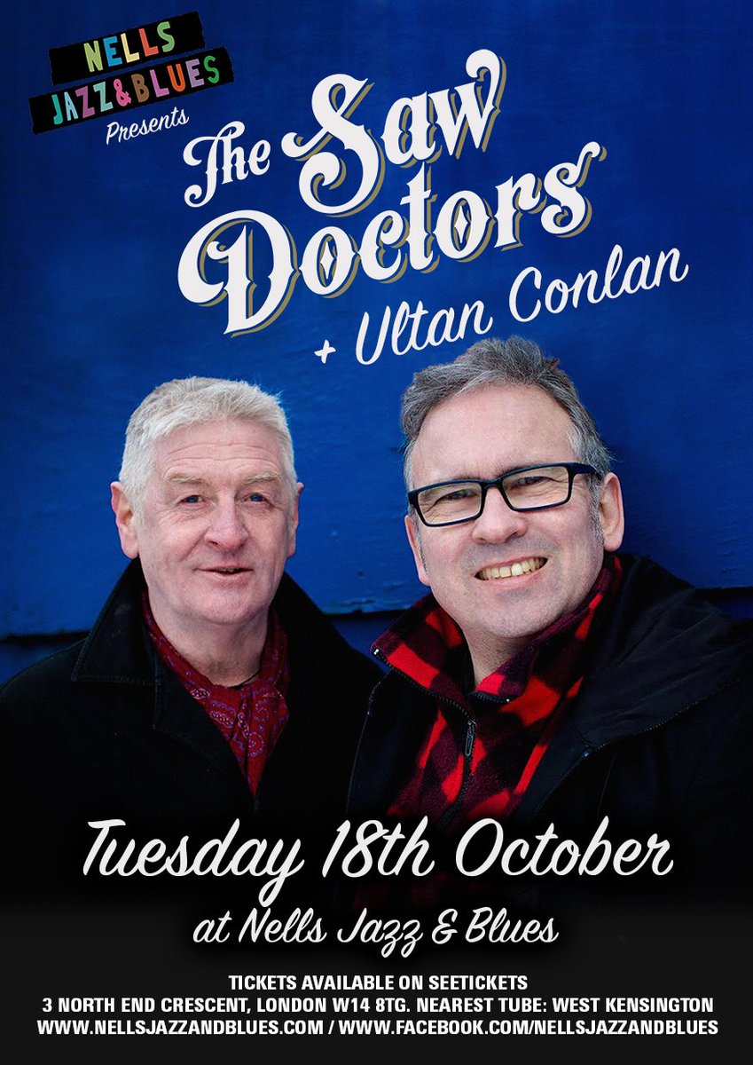 20 TICKETS LEFT FOR <a href="/sawdoctors/">The Saw Doctors</a>!!!! BOOK YOURS BEFORE THE SHOW SELLS OUT! Tickets: bit.ly/2d2BBZz