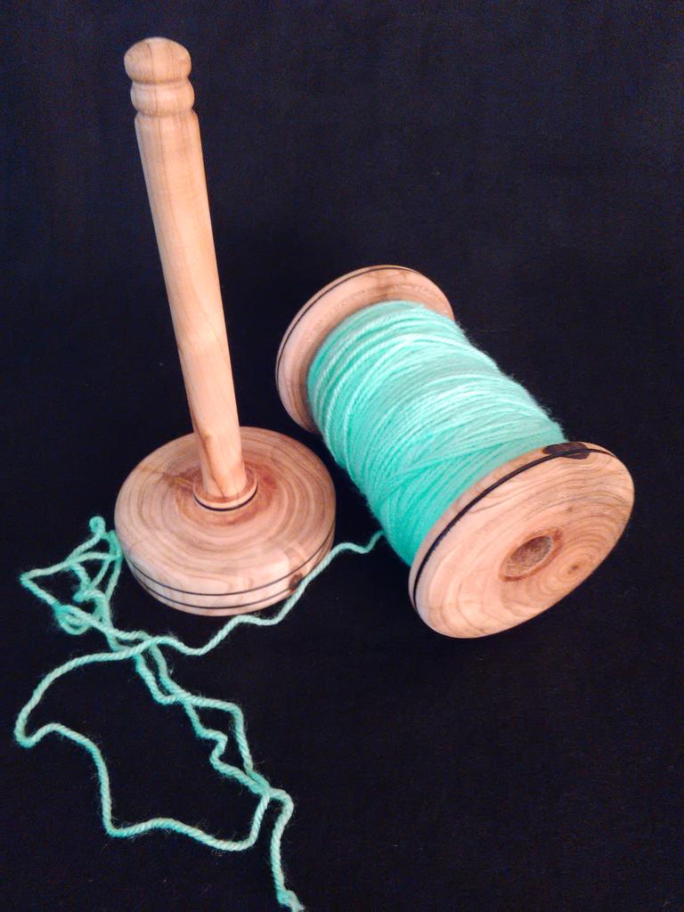 More for the knitter's. A yarn bobbin.