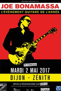 MISE EN VENTE
Joe Bonamassa le 2 Mai 2017 à Dijon
Billetterie disponible : bit.ly/2cBLBqY