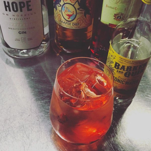 PublikWine's tweet photo. Negroni + Tonic. 
We start serving these tomorrow...  yes!
#SummerAlmostHere https://t.co/M2vQYOg9VH
