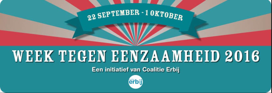 Week tegen #Eenzaamheid. Dinsdag 27 september besteedt Resto VanHarte hier tijdens de maaltijd samen met @Sensoor aandacht aan. Kom er bij!