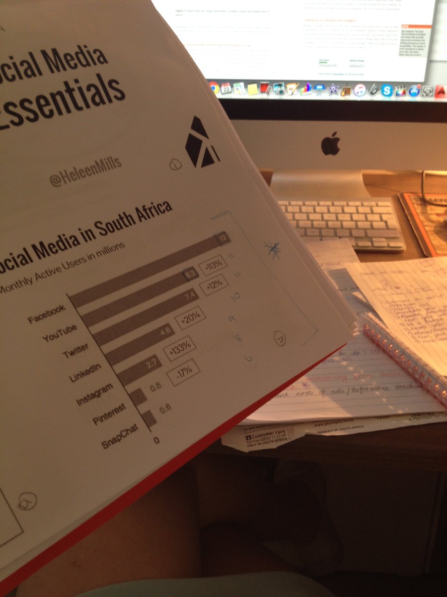 Studying interesting social media stats of 2015. Facebook way at the top and Twitter ranking in 3rd place. #socialmedia #marketing