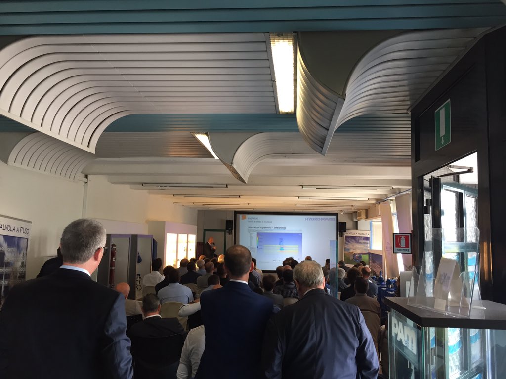 EuromagFlow's tweet photo. #Hydropam open day. Presentation of Euromag Flowmeters to Saint Gobain customers #flowmeters #saintgobain https://t.co/D0JvIUWZnZ