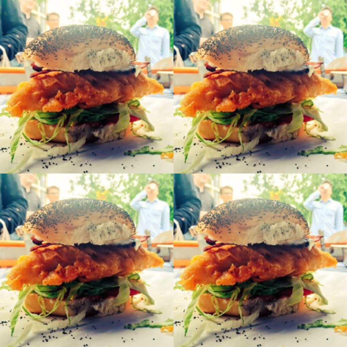 ollysfishshack's tweet photo. TODAYS SPECIAL @StreetDiner the 'B.L.A.F.T' free range bacon, organic advo, local fish, plumb tomato. Ltd numbers come early #brighton #RT https://t.co/u1Ec3Hq5O1