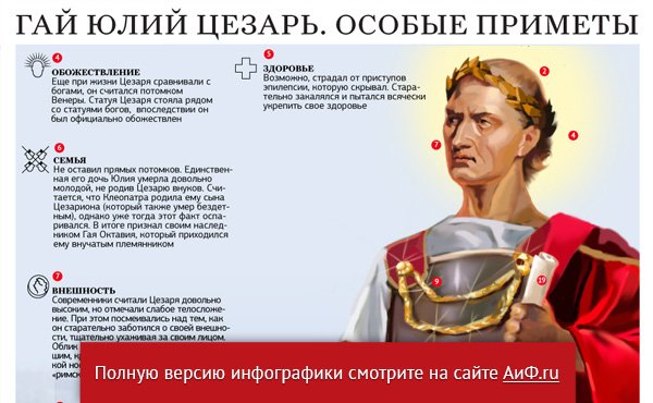 Интересные факты про цезаря. Факты о Юлие Цезаре.