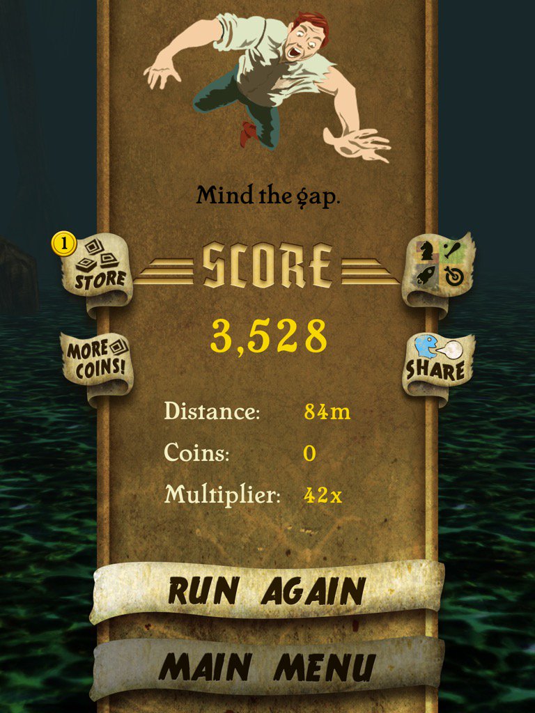 browniebear808's tweet photo. I got 3,528 points while escaping from demon monkeys. Beat that! https://t.co/YuwODGU5oB #TempleRunj https://t.co/gRk0BEZzMc