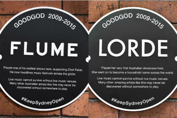 .<a href="/flumemusic/">Flume</a> <a href="/lorde/">Lorde</a> @rufussounds <a href="/awonderdj/">A Wonder</a> &amp; more fight to #KeepSydneyOpen with anti-lockout memorials ab.co/2dekXmJ