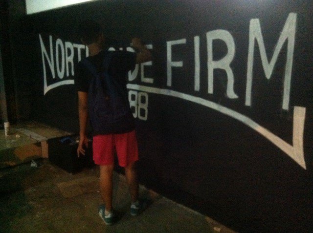 New mural, NORTH SIDE FIRM. We'll be with you <a href="/PSBaritoPutera/">PS Barito Putera</a> !