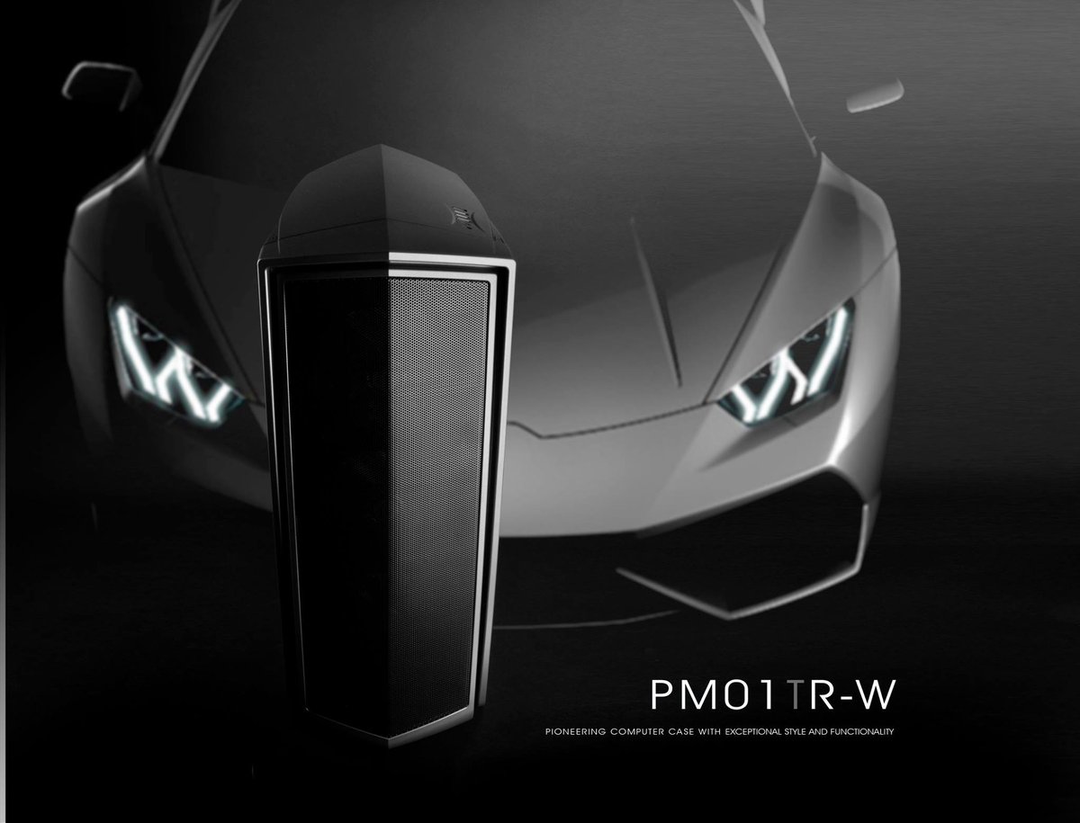 SilverStoneEUFr's tweet photo. Et si le boitier #SilverStone #PM01 prenait des couleurs ? #Charcoal #PM01TR-W https://t.co/i6PCUmtidq