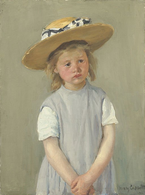 Child in a Straw Hat  (1886)

Mary Cassatt's works -> art-art-art.net/cassatt/amp/