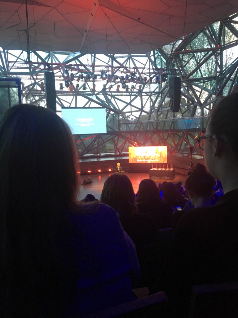 AmyMarksMyWords's tweet image. Listening to @JanOwenAM talk at #Unleashedfestival #unleashedawards