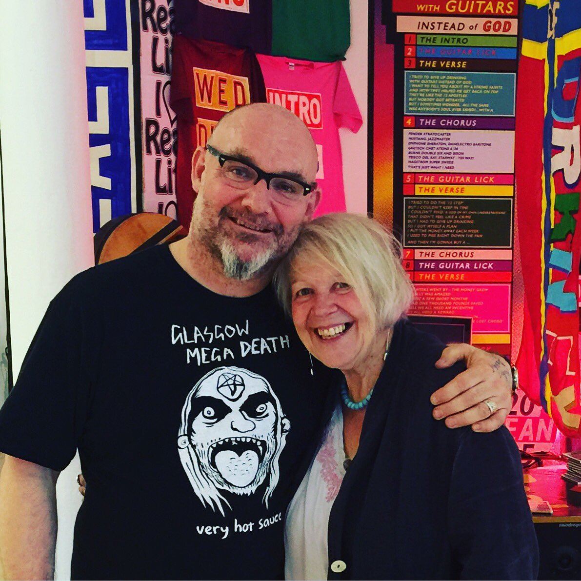 RealifersRoss's tweet image. #triggerwords @GlasPrintStudio tonight with wonderful #LizLochhead +many others-I'll be playing a few songs about 7.30 (sadly not with Liz!)