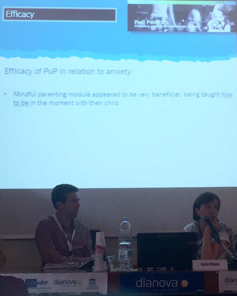 beatrice_toro's tweet image. #EWODOR @Dianova_org simposio 2 Pauline Mc Keown presenta il #pupprogram - si parla anche di #mindful parenting