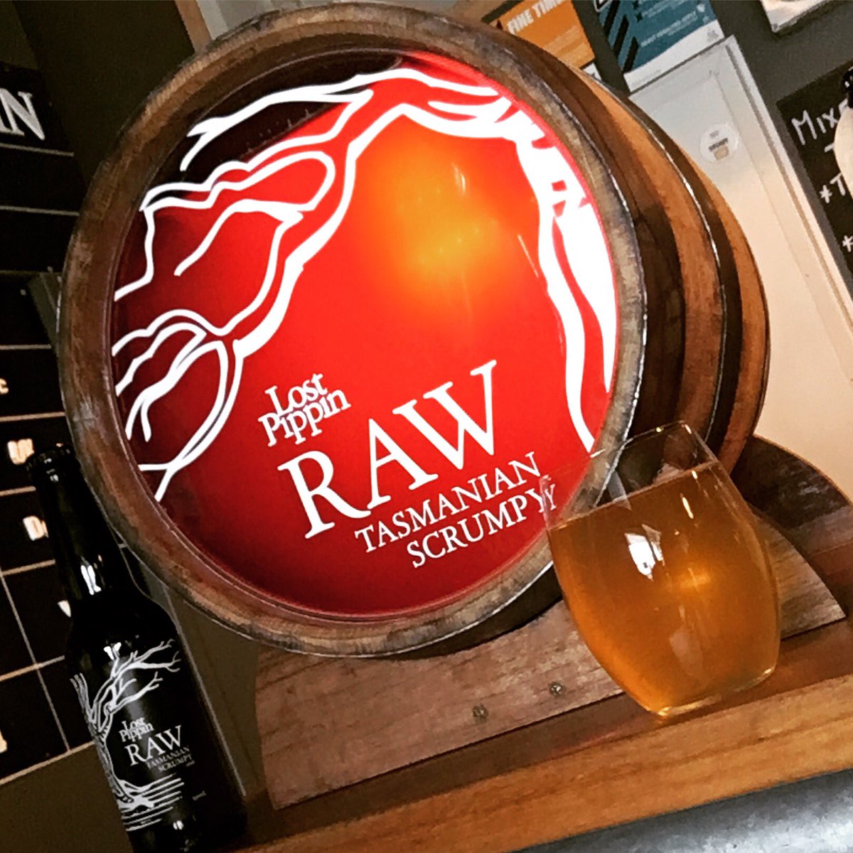 Introducing Raw, our Port &amp; Bourbon aged #scrumpy, made for hardy folk &amp; poured straight from the wood #scrumptious