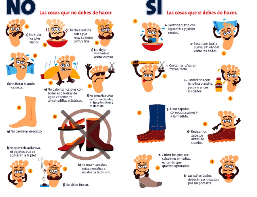 calzado adecuado para diabéticos