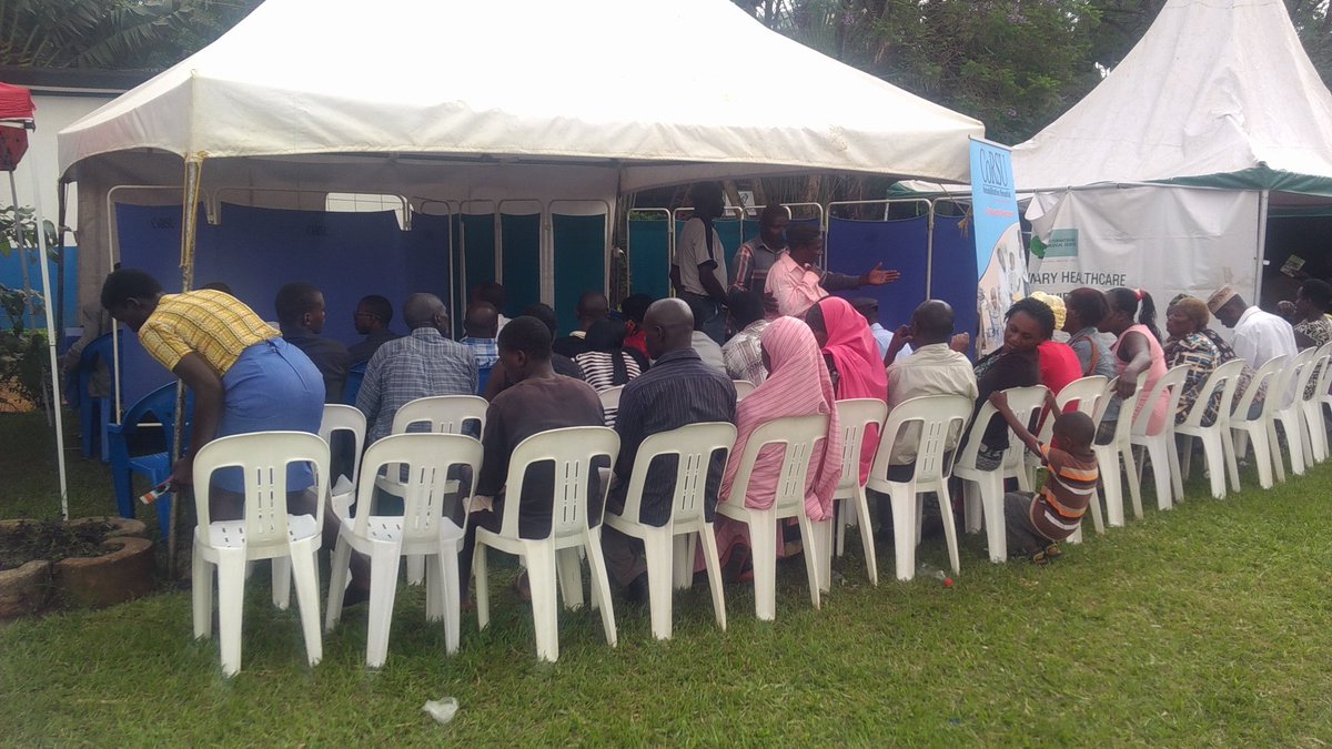 newvisionwire's tweet photo. Head to the CORSU Hospital tent for Free bone consultation and referrals courtesy of @VisionGrp . #VGHealthCamp https://t.co/ZVqgpNiBLT