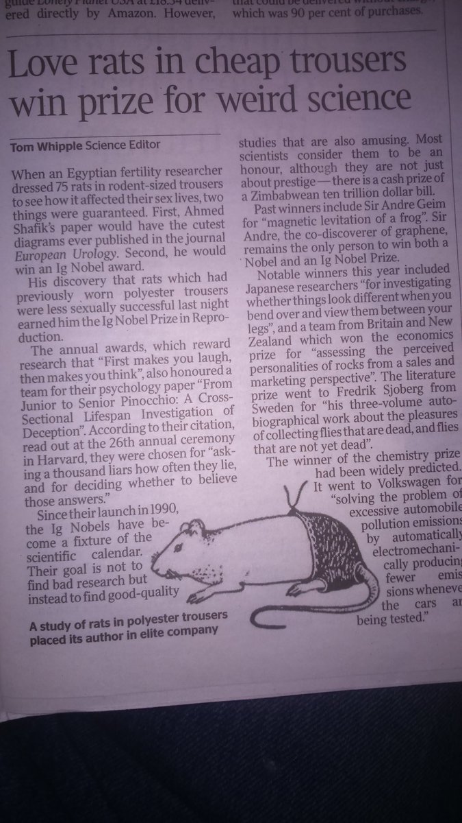 jsdent's tweet image. Top news story: love rats in cheap trousers have bad sex lives #ILoveRats  #TheTimes