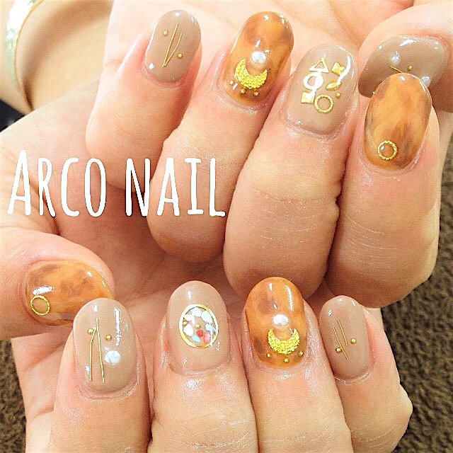 ট ইট র Arco Nail Sayaka 福岡天神arco Nailの秋の最旬