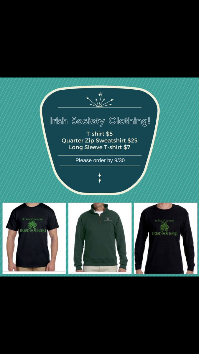 SJU Irish Society tweet media
