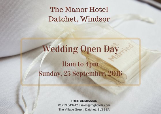 TheManorWindsor's tweet photo. Book your wedding before 30 Sep 2016 and GET our ceremony room for free. https://t.co/E5E9gv1H2P