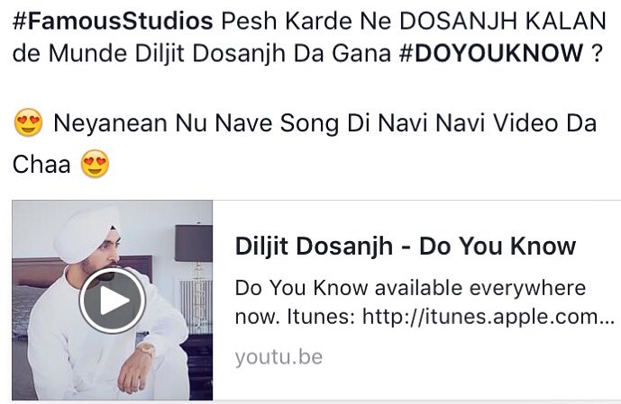 GurpartapKang's tweet image. #Famousstudio #doyouknow #diljitdosanjh #fullvedio #sharewadhtohwadh facebook.com/DiljitDosanjh/…