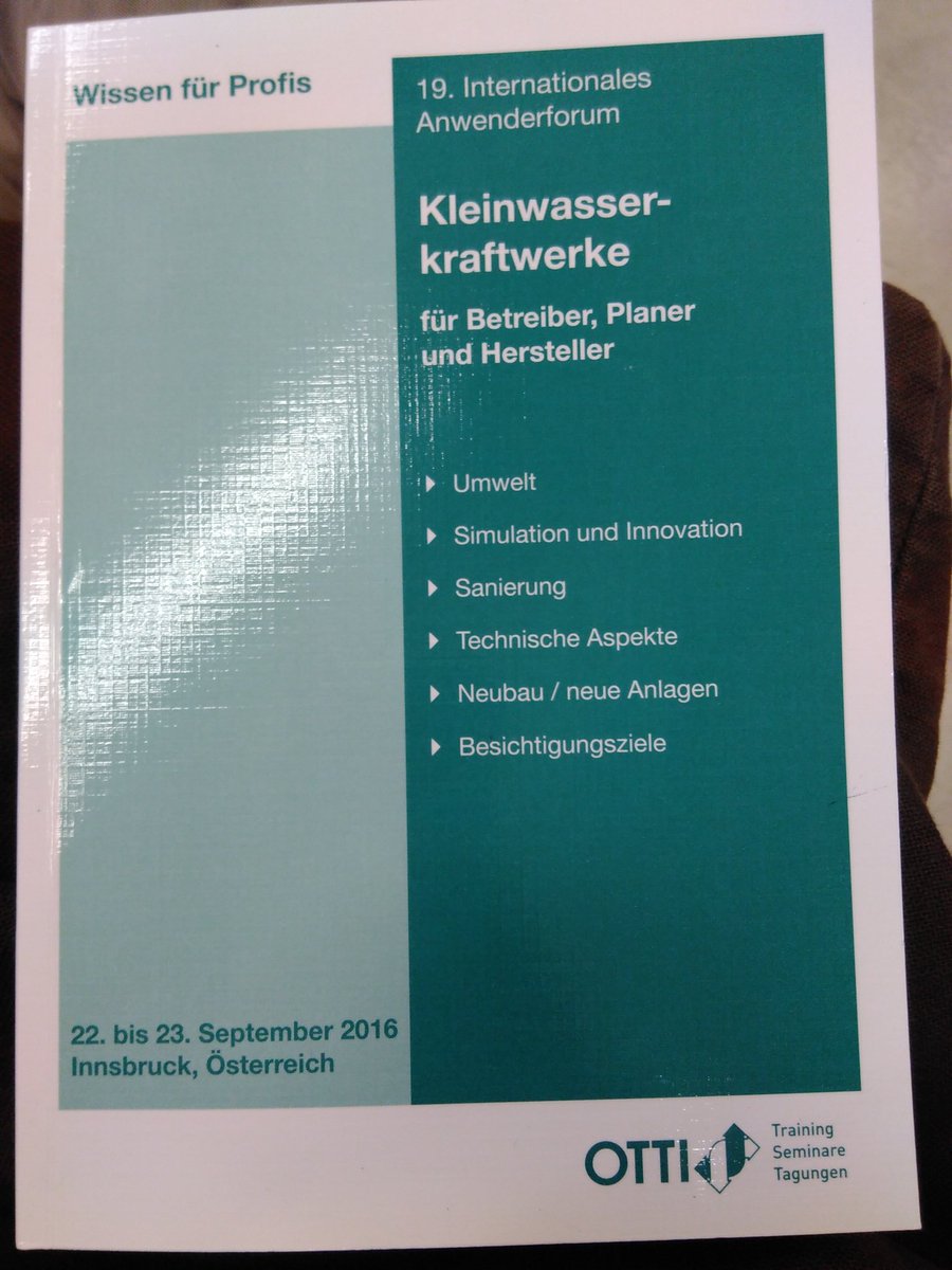 fischwanderung's tweet photo. Präsentation Fischtreppe #Steffstep beim 19. Internationalen Anwenderforum für Kleinwasserkraftwerke, Innsbruck.

@verbund @zekHydro @dwa_ev https://t.co/Z9dekOKSWx
