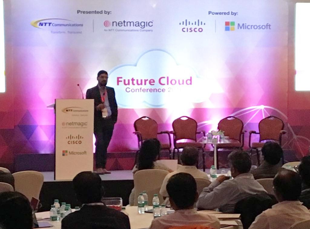NTTDATA_APAC's tweet photo. Shriranga Mulay on delivering the best of both worlds with VPC #FutureCloud2016 https://t.co/FvWabrgCBy
