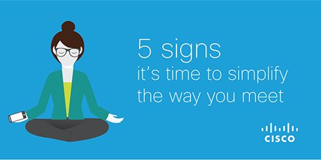 ignitecsg's tweet photo. 5 signs it’s time to simplify the way you meet. #infographic: https://t.co/umtcAqMYpn  #meetings #videoconferencing https://t.co/1zrnjhaH0G