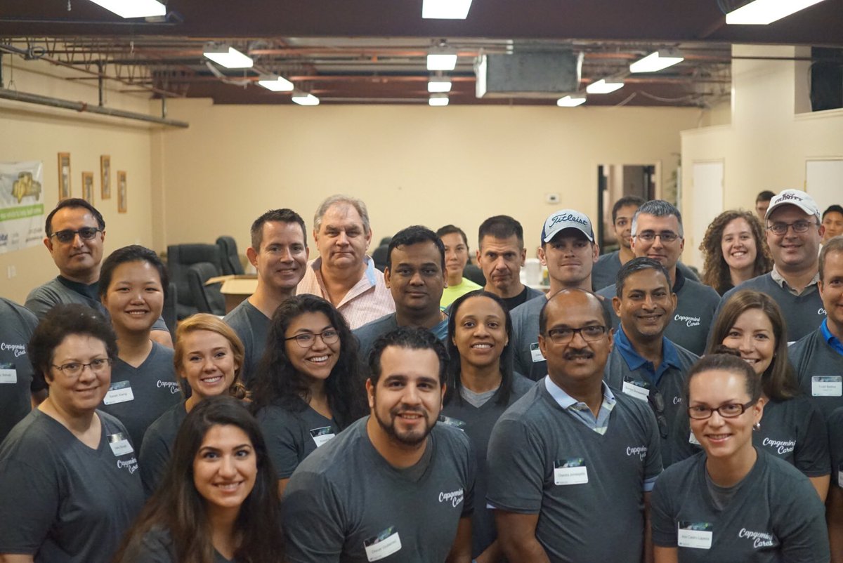 Houston Habitat Restore Event is about to begin!!! We have so many we needed two events this year.  #growth #CapgeminiCares