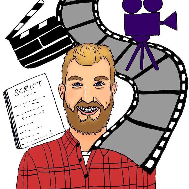 MediaMonty's tweet image. Thanks to @karentoons for the awesome artwork for my new website. #beard #camera #film