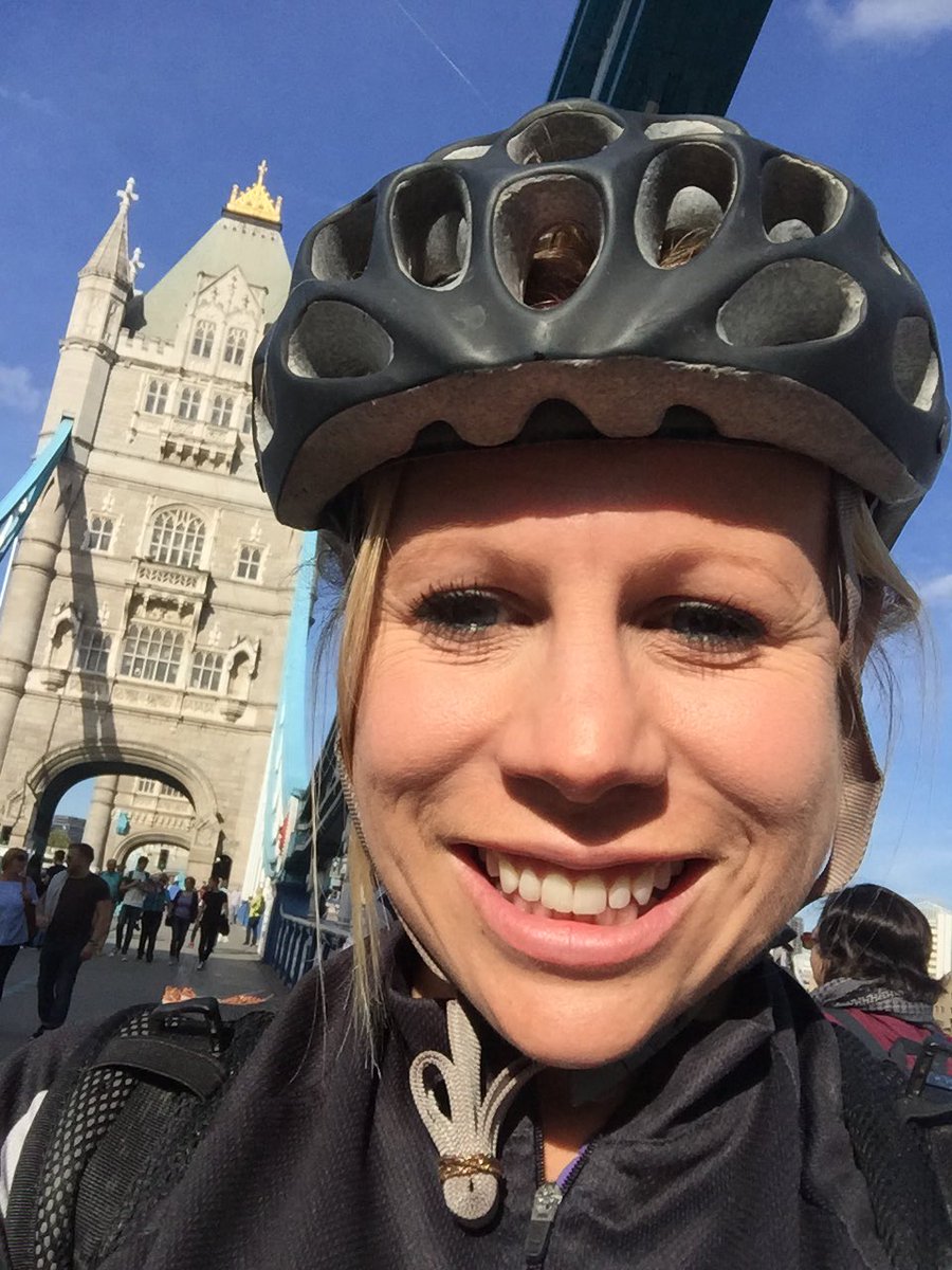 cadilambert's tweet photo. And so it begins! London 2 Paris in 24 hrs, whoop! #L2Pin24 #london #cycling #towerbridge https://t.co/0MfL6MN4Ip